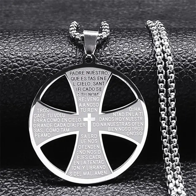 Cross Chain Necklace Stainless