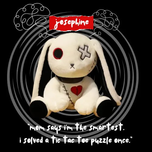 Dark Series Rabbit Plush Toy